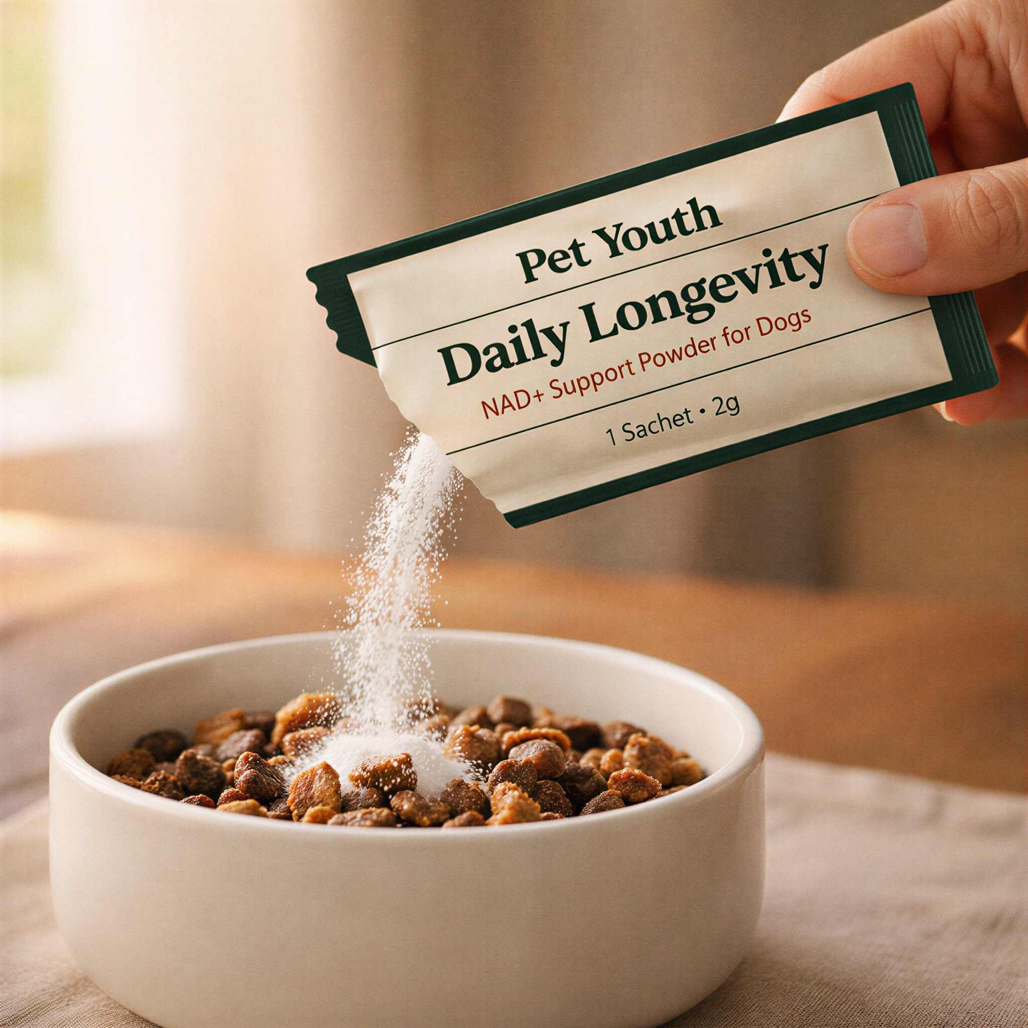 Daily NMN Powder for Dogs — Cellular Energy & Longevity Support